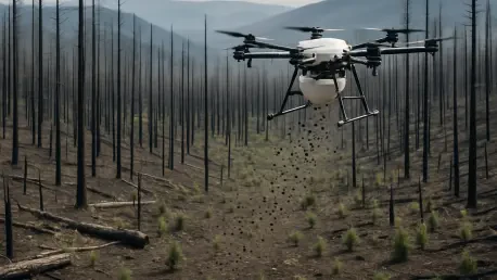 Drones Reforestan Bosques Canadienses Tras Incendios Devastadores