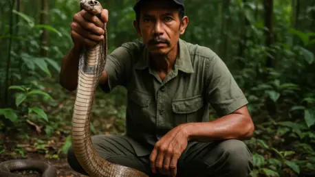 La Reina de las Serpientes Salva Vidas en Indonesia
