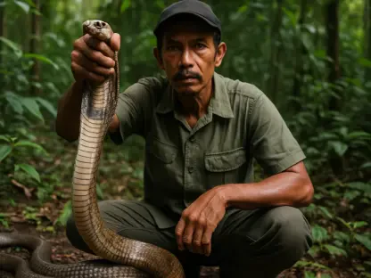 La Reina de las Serpientes Salva Vidas en Indonesia